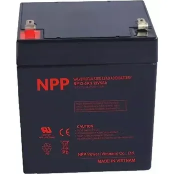 Článková baterie Akumulátor 12V/4,5Ah; NPP (Záložní zdroj pro napájení EZS)