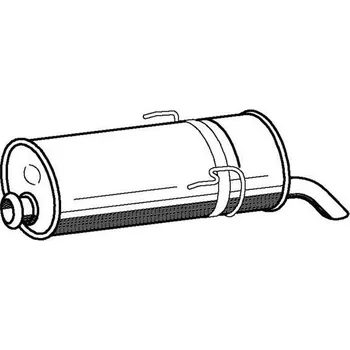 Zadní díl výfuku Starline Koncový díl výfuku 16.11.400