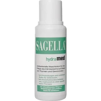 Intimní hygienický prostředek SAGELLA hydramed Antibakteriální mycí mléko intimní 250ml