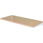 Biedrax Patro pro nástěnný regál 25 x 60 cm, bílé, police buk