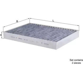 Kabinový filtr MAHLE Filtr - vzduch v interiéru MAO LAK 292/S
