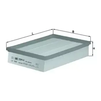 Vzduchový filtr MAHLE Vzduchový filtr MAO LX 935