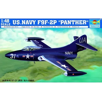 Plastikový model US Navy F9F-2P Panther - Trumpeter 02833