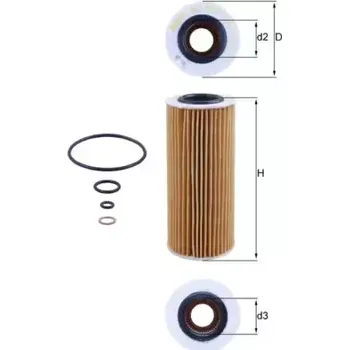 Olejový filtr MAHLE Olejový filtr MAO OX 177/3D