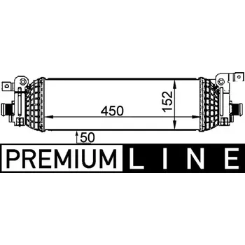 Chladič motoru MAHLE Chladič vzduchu intercooler MAO CI 326 000P