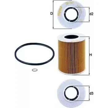 Olejový filtr MAHLE Olejový filtr MAO OX 369D