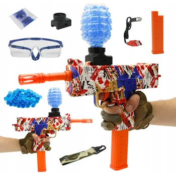 PUŠKA AUTOMATICKÉ GELOVÉ KULIČKY PISTOLE AUTOMAT BEZPEČNÉ DÁREK KULIČKY