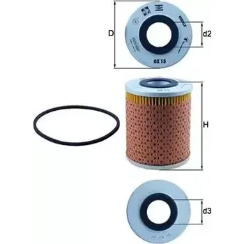 Olejový filtr MAHLE Olejový filtr MAO OX 15D
