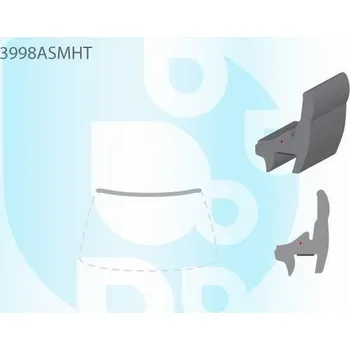 Autosklo PILKINGTON Vrchní bauset (lišta) čelního okna AS 3998ASMHT