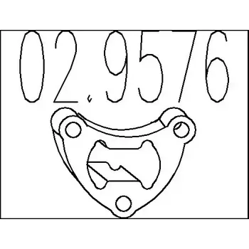 Tlumič výfuku MTS Zarážka tlumiče výfuku MTS 02.9576