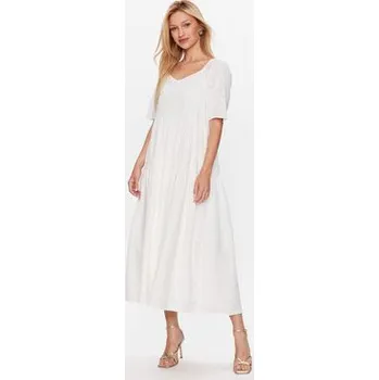 Dámské šaty YAS Každodenní šaty 26029550 Bílá Loose Fit S