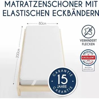 Matrace Dreamzie sada 2 voděodolných chráničů matrace 80 x 200 cm