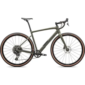 Jízdní kolo Gravel kolo Specialized Diverge Comp Carbon 2025 Velikost kola: 58, Barva kola: Satin Oak Green / Smoke, Modelový rok: 2025 Satin Oak Green / Smoke