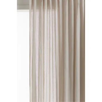 Dlouhý široký lněný závěs 250x300 cm multiway 1ks