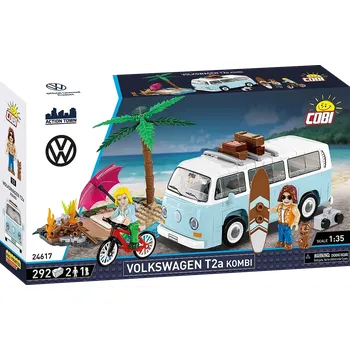 Stavebnice COBI Automobil Volkswagen T2a KOMBI COBI 24617 - Action Town 1:35