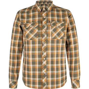 Pánská košile MONTURA Cotton Check Shirt, Orange/Green velikost: M