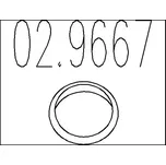 MTS Těsnicí kroužek výfukové trubky MTS 02.9667