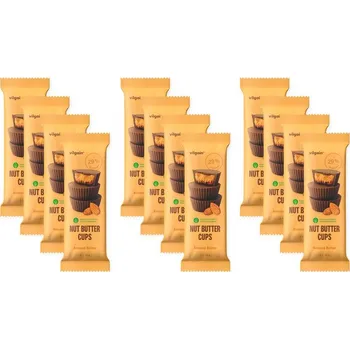 Čokoláda Vilgain Nut Butter Cups BIO – 12x&nbsp;mandlové máslo 39&nbsp;g (3 x 13 g)