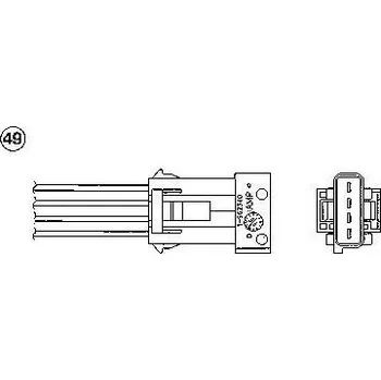 Čidlo automobilu NGK Lambda sonda NG 90356