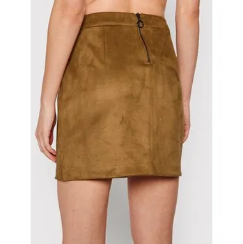 Dámská sukně Vero Moda Mini sukně Donnadina 10210430 Hnědá Regular Fit M