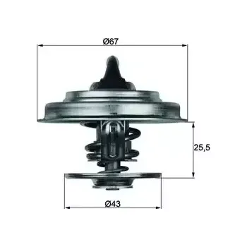 Autoelektrika MAHLE Termostat chladiva MAO TX 18 79D