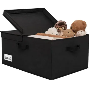 Úložný box GRANNY SAYS úložný box látkový víko extra velký černý skládací