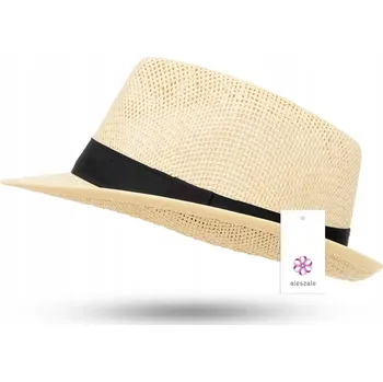 Klobouk Aleszale slaměný klobouk béžový, univerzální velikost