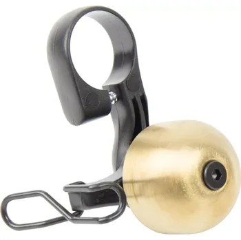 Zvonek na kolo WIDEK Bell E-Bike leštěný nikl zlatý/černý (Zvonek WIDEK Bell E-Bike leštěný nikl zlatý/černý)