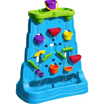 Kočárek Modrá dětská hrací stěna Waterfall 72 x 42 x 85 polypropylen