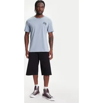 Converse T-Shirt Skeleton Party 10027726-A03 Světle modrá Regular Fit M