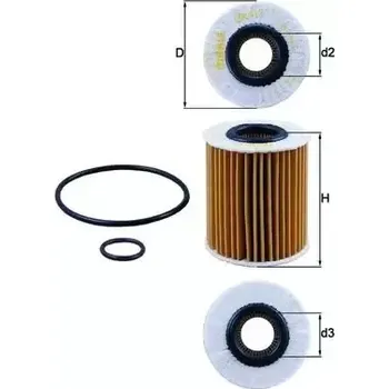 Olejový filtr MAHLE Olejový filtr MAO OX 413D1