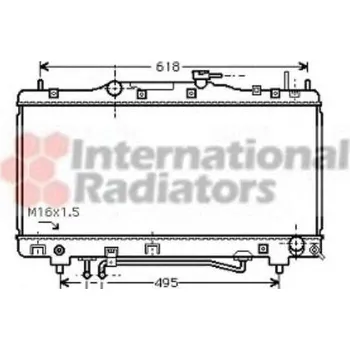 Chladič motoru VAN WEZEL Chladič vody VAW 53002352