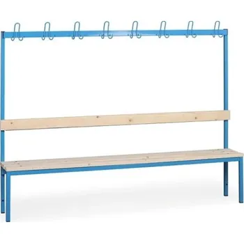 Věšák Biedrax Lavička s věšáky do šatny LS7506 - délka 2 m