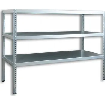 regál Biedrax Šroubovaný regál do domácnosti Biedrax, pozinkovaný - 60 x 130 x 100 cm, 3 police
