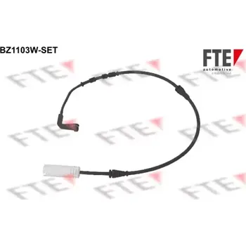 Brzdová destička FTE Výstražný kontakt opotřebení obložení FTE BZ1103W-SET