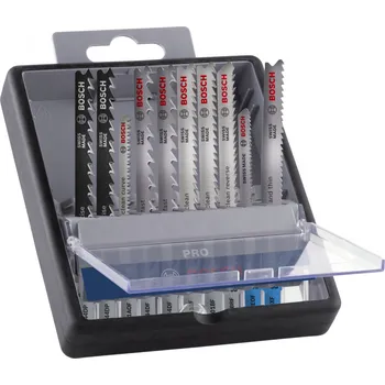 Přímočará pila Univerzální sada pilových plátků Bosch PRO Wood and Metal (10 ks) pro truhláře