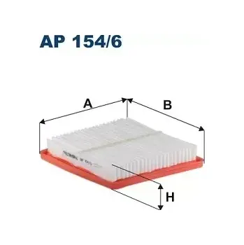 Autodíl FILTRON Vzduchový filtr FI AP154/6