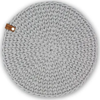 prostírání Háčkov Kulaté háčkované prostírání - Original Barva: Světle šedá, Počet kusů: 1