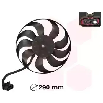 Chladič motoru VAN WEZEL Větrák chlazení motoru VAW 5827744