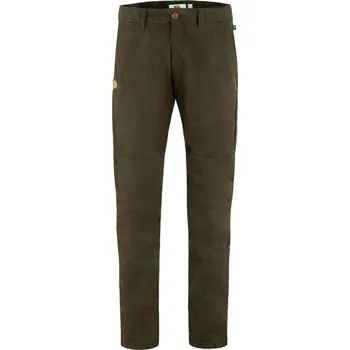 Pánské kalhoty lovecké kalhoty pánské FJÄLLRÄVEN Sörmland Tapered Trousers M Dark Olive - 52