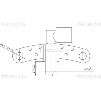 Čidlo automobilu TRISCAN Generátor impulsů klikový hřídel TRI 8855 25102
