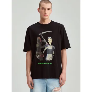 Pánské tričko Tričko s potiskem The Sims - M - House - černá - 244GC-99X