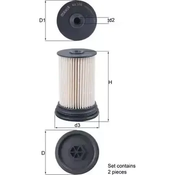 Palivový filtr KNECHT Palivový filtr KNC KX 516/S