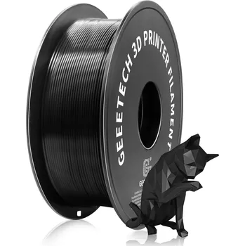 3D tisk GEEETECH PETG černý 1.75mm 1kg tuhý lesklý
