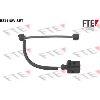Brzdová destička FTE Výstražný kontakt opotřebení obložení FTE BZ1118W-SET
