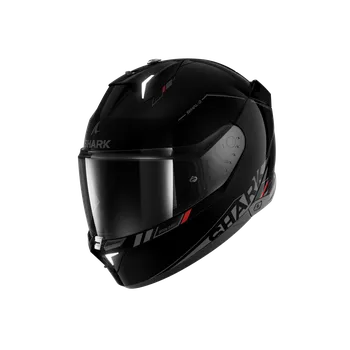 Helma na motorku Integrální motocyklová přilba SHARK SKWAL i3 BLANK SP černá lesklá Velikost: M