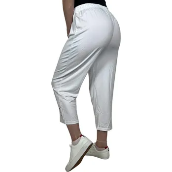 Dámské legíny VA Dámské nadměrné elastické 3/4 legíny MAIJO Barva: Bílá, Velikost: M-L