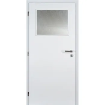 Interiérové dveře Dveře částečně prosklené 1/3 Doornite Basic bílá pravé 700 mm