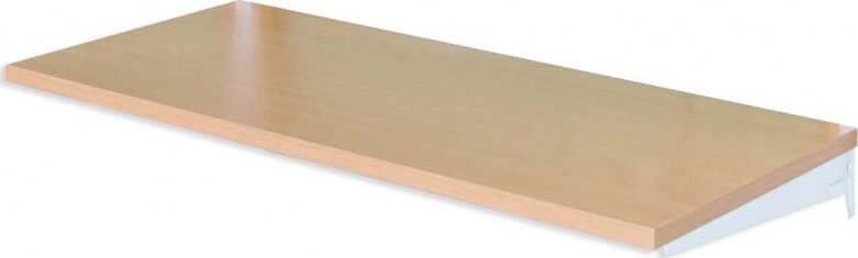 Biedrax Patro pro nástěnný regál 20 x 60 cm, bílé, police buk