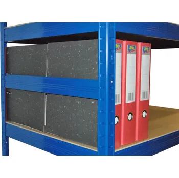 Dětská zábrana Biedrax zábrana proti vypadnutí věcí z regálu 50 cm modrá